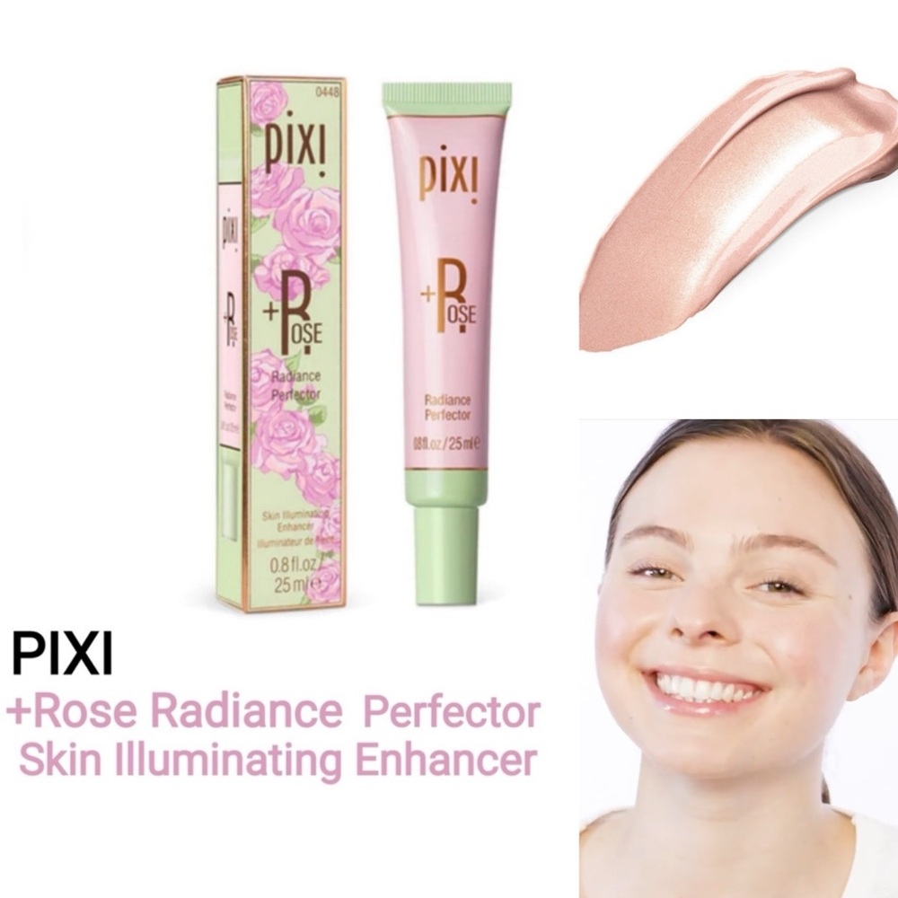 Pixi +Rose Radiance Perfecter Skin Illuminator Enhancer in Pink Pearl NIB